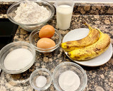 Foto del paso 1 de la receta: Buñuelos rellenos con plátano