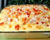 A picture of step 2 of Milk Vanilla Custard And Cake Pudding Or Truffle Pudding.