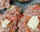Foto del paso 5 de la receta: Berenjenas y zapallitos rellenos c/ ensalada de akusai
