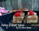 Foto langkah ke 7 dari resep Puding Biskuit Kukus.
