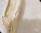 A picture of step 1 of Lachcha paratha.