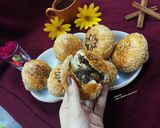 عکس مرحله 1 از دستور نان خرمایی