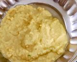 A picture of step 2 of Soya chunks and Yellow Moong dal Cutlets.