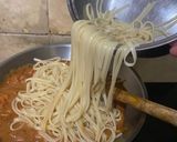 Foto langkah ke 5 dari resep Fettucine Chicken Marinara.