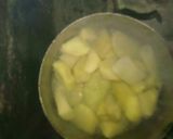 A picture of step 1 of Pounded yam n stew.