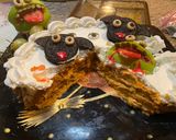 Hình bước làm 6 của món Pumpkin Pudding Tart(bánh tart bí đỏ)