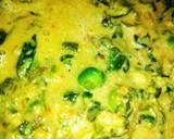 Methi Matar malai recipe step 2 photo