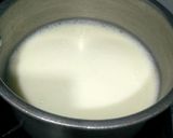 A picture of step 1 of Chocolate Custard.