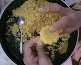 A picture of step 6 of Besan Ke Modak.