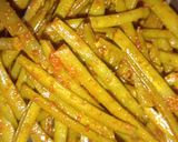 A picture of step 4 of Smoked cluster beans.