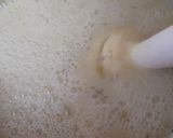 A picture of step 5 of Urad/maash ki khatti daal with bajrey ki roti.