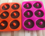 Foto del paso 3 de la receta: Donuts de dark chocolate cheesecake (sin horno)