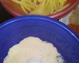A picture of step 1 of Potato finger pakora.