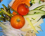 Foto del paso 1 de la receta: Spaguetini con verduras