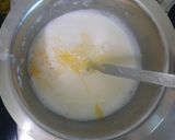 A picture of step 3 of Fruit Custard.