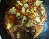 A picture of step 1 of Chicken with cabbage.