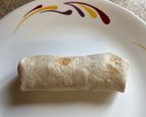 A picture of step 2 of Nutella rollups.