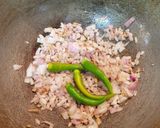 A picture of step 4 of Rava Khichdi.
