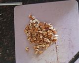 A picture of step 3 of Chocolate dessert loaded with dry fruits.