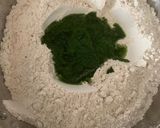 A picture of step 1 of Stuffed Palak Paratha.
