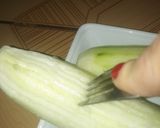 Foto del paso 5 de la receta: Ensalada de pepinos rasjados