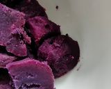 Foto langkah ke 1 dari resep Candil/Kolak Biji Salak Ubi Ungu.