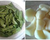 Foto del paso 2 de la receta Judías verdes con patata y huevo