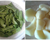 Foto del paso 2 de la receta: Judías verdes con patata y huevo