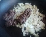 Foto del paso 1 de la receta: Lasaña de espinacas y morcilla