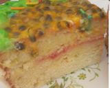 A picture of step 9 of Passion Fruit Cake #BakingForKids.