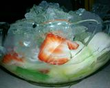 Foto langkah ke 3 dari resep Es Buah Timun Suri Stroberi #BikinRamadanBerkesan.