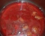 A picture of step 3 of Aloobukharay ka sharbat.