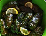 A picture of step 6 of Stuffed Grape Leaves (Dolmadakia).