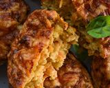 A picture of step 5 of Cheese & Onion Oat 'Muffins'.