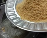 A picture of step 3 of Suji and Besan Barfi.