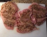 Foto del paso 1 de la receta: Pollo relleno al vapor con ensalada de garbanzos