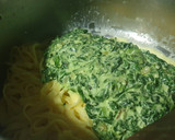 Foto del paso 8 de la receta: Tagliatella con Espinacas, pasas, piñones y mozzarella