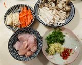 泰式菇菇雞絲（減醣料理）的食譜步驟1照片