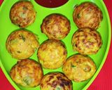 A picture of step 4 of Mixed vegetable Paneer and Semolina Appam.