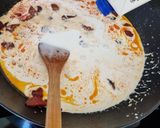 Une image de l'étape 3 de Gratin d'asperges au chorizo.