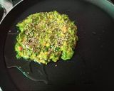 A picture of step 6 of Spinach Chickpea Flour Chamchamiya.