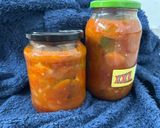 Cukkinis lecsó (vegán) recept fázis 6 fotója