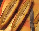 A picture of step 2 of Plantain Canoes.