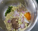 A picture of step 2 of Dal Vada Aloo Dum Chutney.