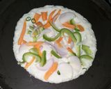 A picture of step 3 of Uttapam.