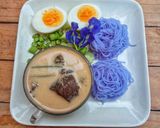 รูปขั้นตอนการทำที่ 5 ของ ขนมจีนน้ำกะทิไก่ไม่เผ็ด[อาหารเด็ก]