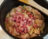 Foto del paso 4 de la receta: Magro de cerdo con champiñones y jamón
