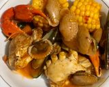 Foto langkah ke 5 dari resep Mix Seafood bumbu Saus Padang.