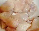 A picture of step 1 of Chicken malai boti.