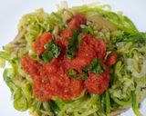 Foto del paso 4 de la receta: Spaghetti de calabaza italiana y champiñones